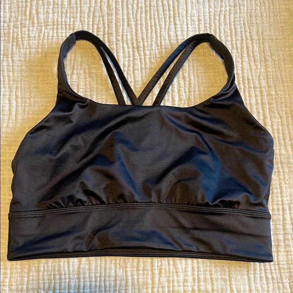Lululemon Energy Long-Line Sports Bra with Satin Shine